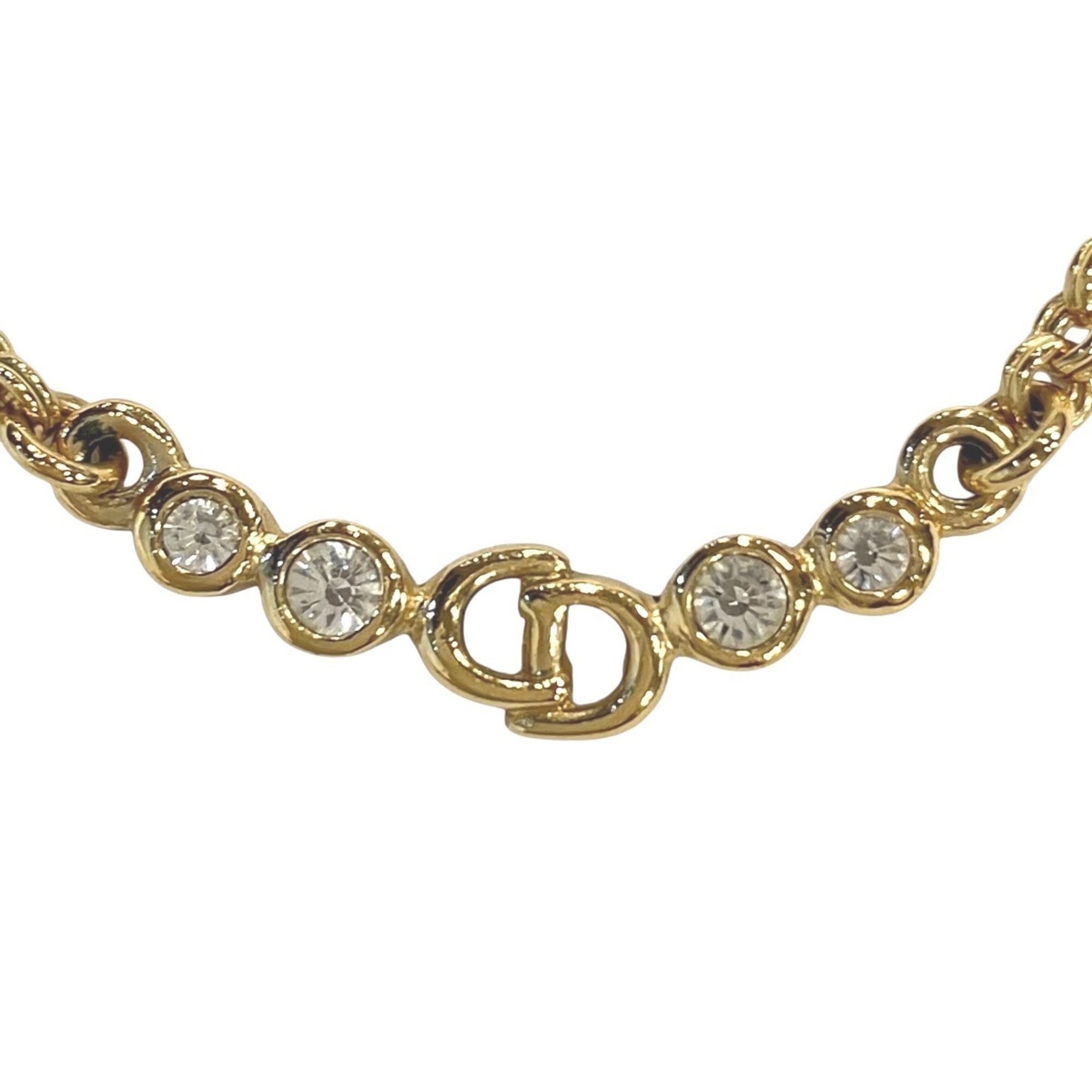 Christian Dior Necklace, Accessory. Total Weight 11.4g, 43.5cm, Alloy With Rh...